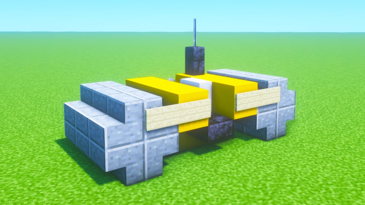Minecraft Tutorial: How To Make A Steamroller 