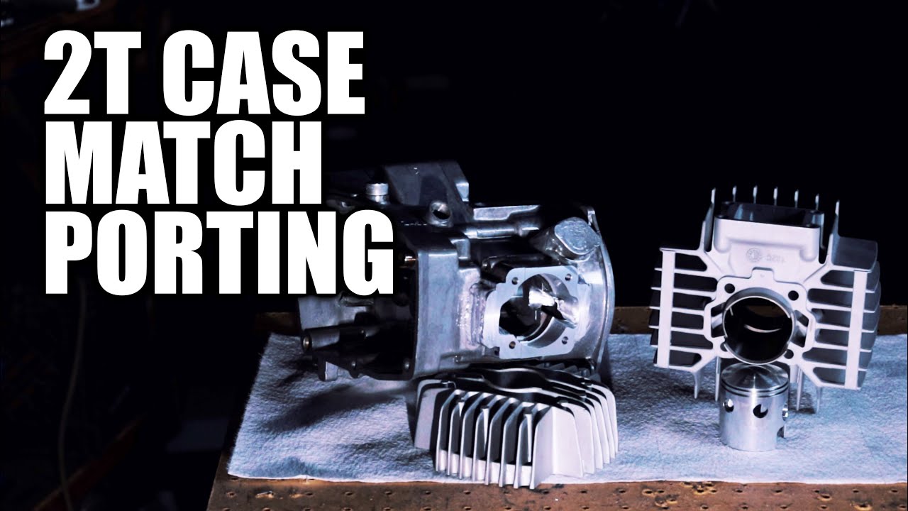 2T Puch Moped ZA50 Engine Case Matching Porting