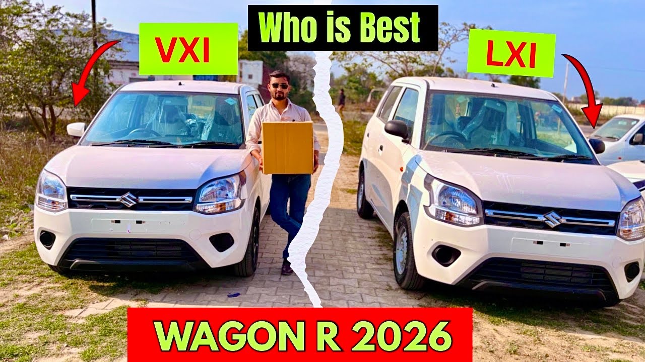 New Maruti Wagon R 2026 VXI vs LXI 😱 | Who is Best 💯