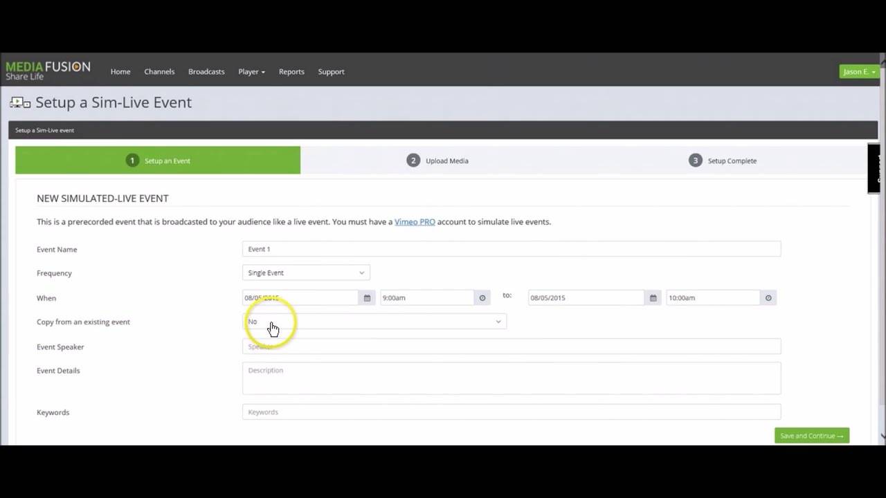 Simulated Live