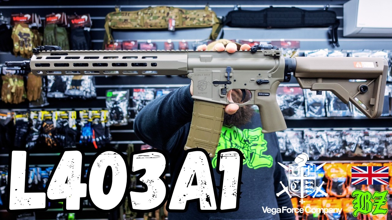Реплика страйкбольного оружия Королевской морской пехоты? (Обзор VFC L403A1 KS-1)