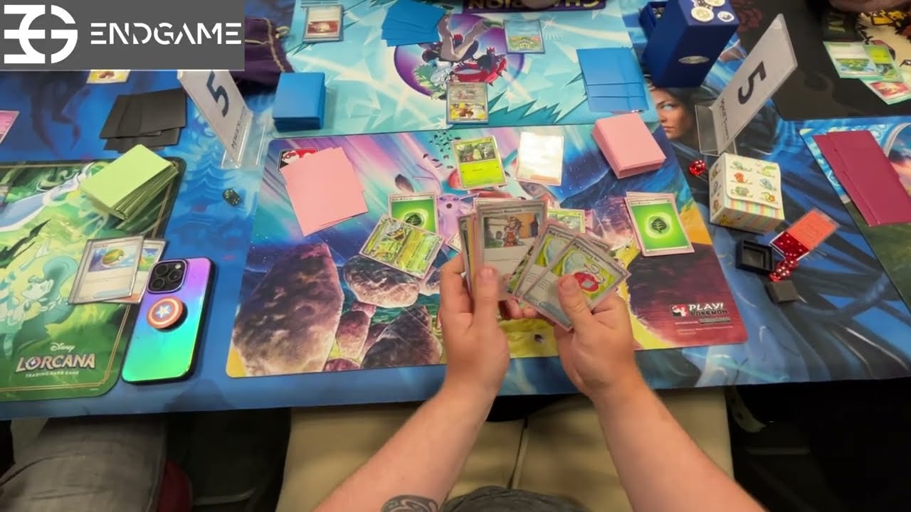 Pokemon TCG Mega Evolution POV &mdash; Meganium/Teal Mask Ogerpon ex v. Greninja ex/Dusknoir