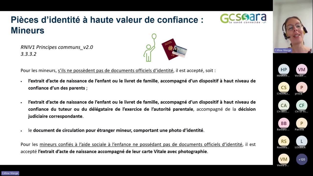 Webinaire INS #2 : Création d’identité et qualification