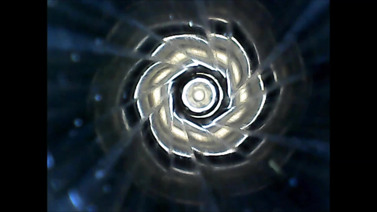 45 Caliber Handgun Barrel with Endoscope and Hollow Point inside