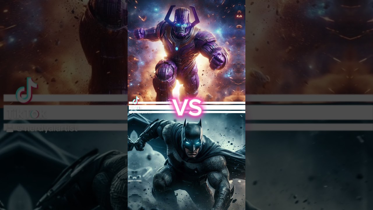 Galactus vs Batman 🔥🔥 #1v1 #whowins #battle #versus #shorts #characterbattle