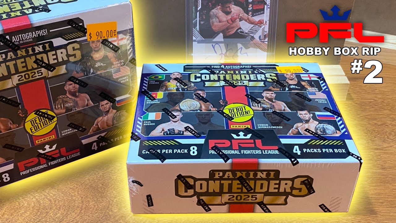 2025 Panini PFL Contenders Hobby Box Rip #2 (ULTRA RARE HIT!)