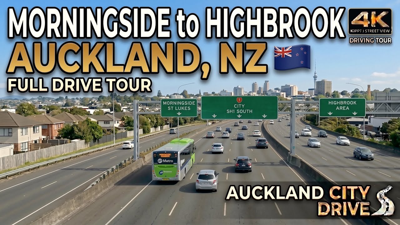 Morningside to Highbrook Drive | Auckland, New Zealand 🇳🇿 | 4K Driving Tour