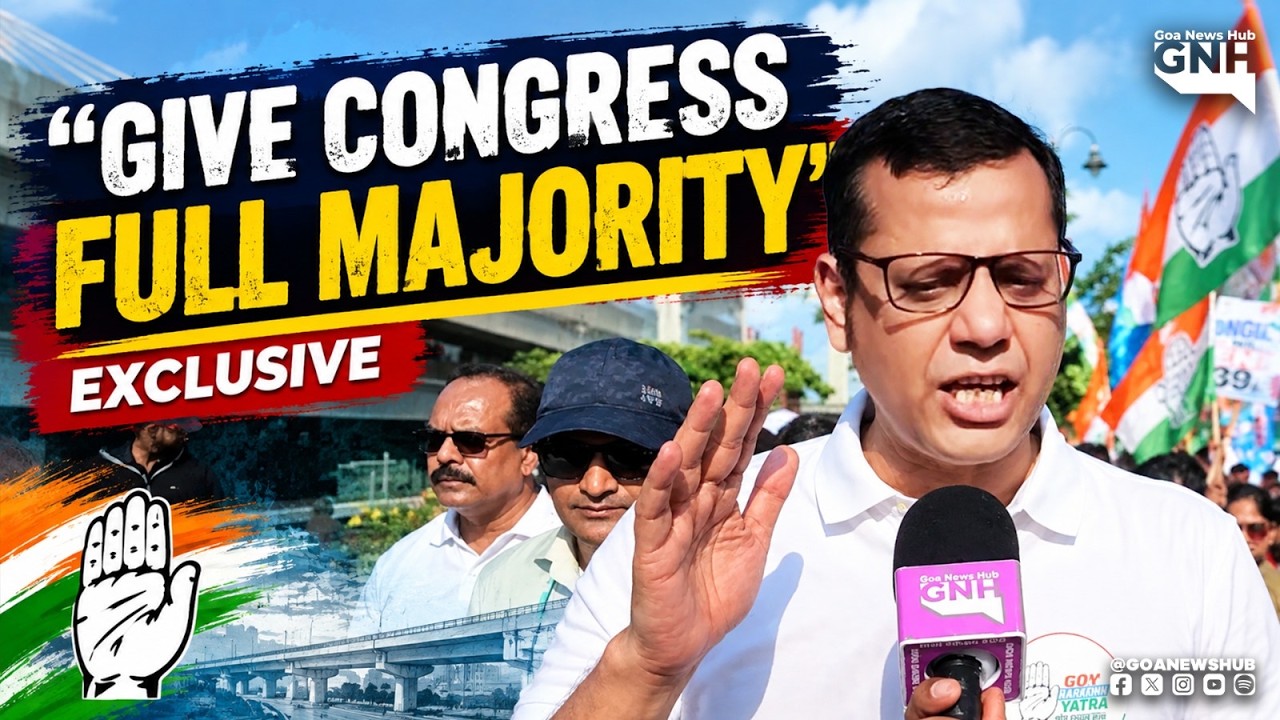 &lsquo;GIVE CONGRESS FULL MAJORITY,&rsquo;: YURI ALEMAO DURING GOA RAKHONN YATRA