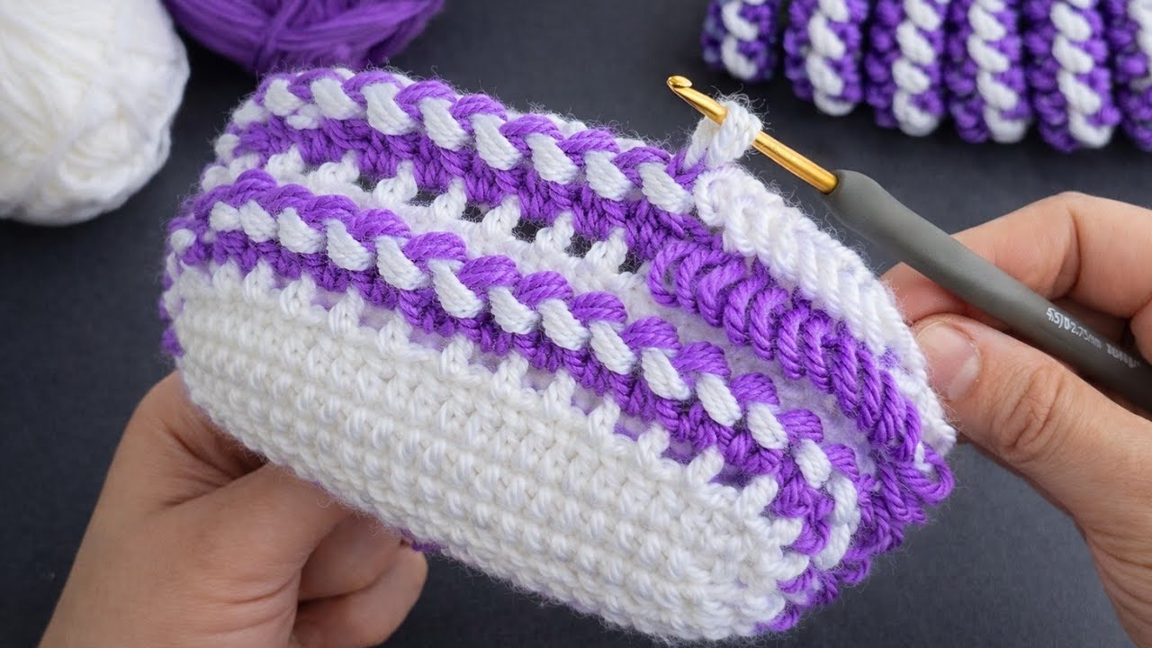 WOW! 😍 Super Easy Crochet Flower Basket | Cute & Profitable Home Decor 💐