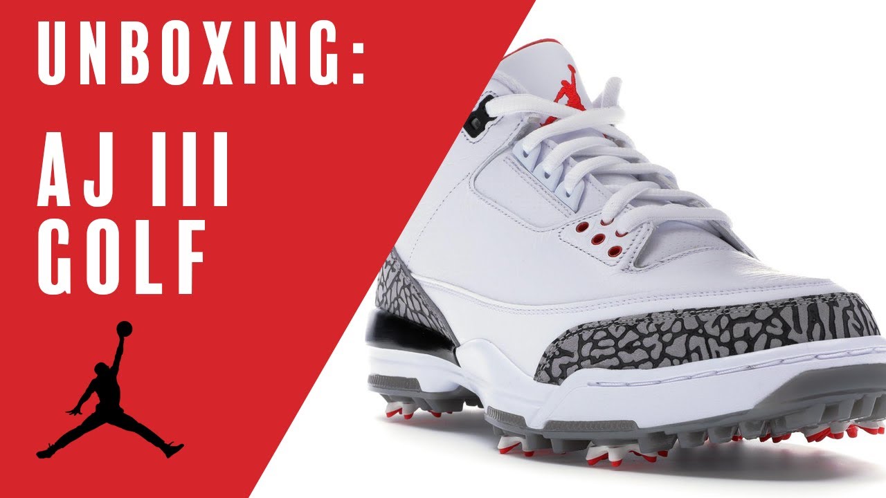 Air Jordan 3 Golf Unboxing