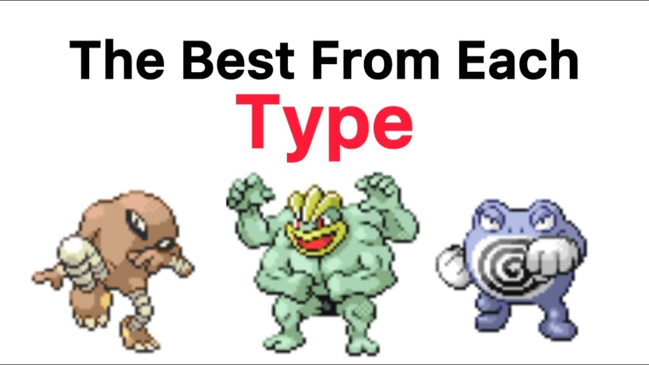 Лучшие покемоны каждого типа в Pok&eacute;mon FireRed и LeafGreen