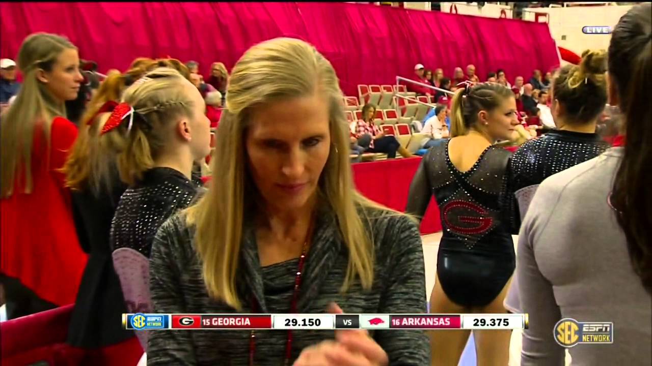 2016 NCAA WGym Arkansas vs Georgia 720p60 NastiaFan101