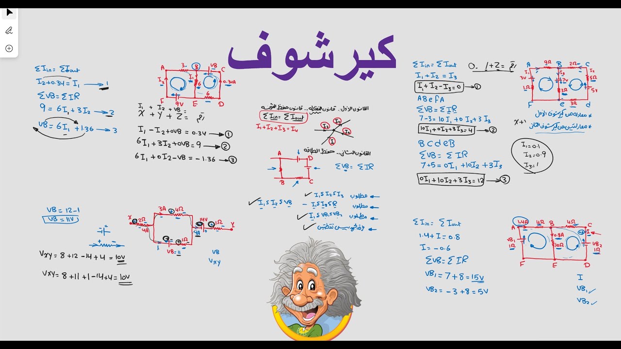 شرح قانونا كيرشوف | فيزياء 3 ثانوي