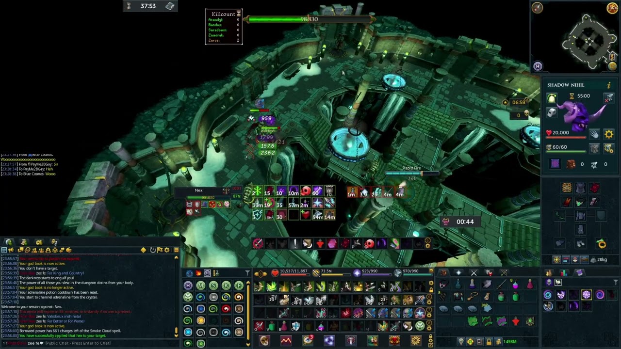 Nex Ranged 1:19 - Master Timer Example RS3