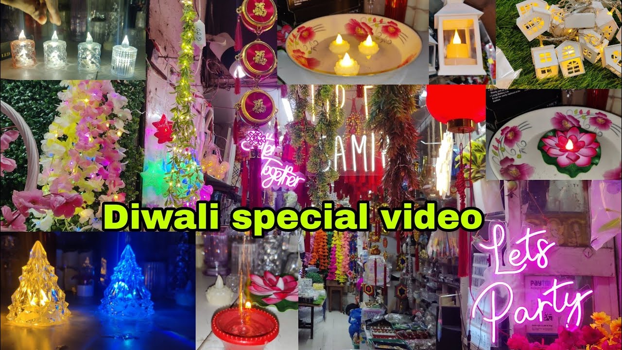 Deewali Special Items  WHOLESALE Kolkata Barazar/New Business Idea/ Dewali Decor Items/Dewali Light