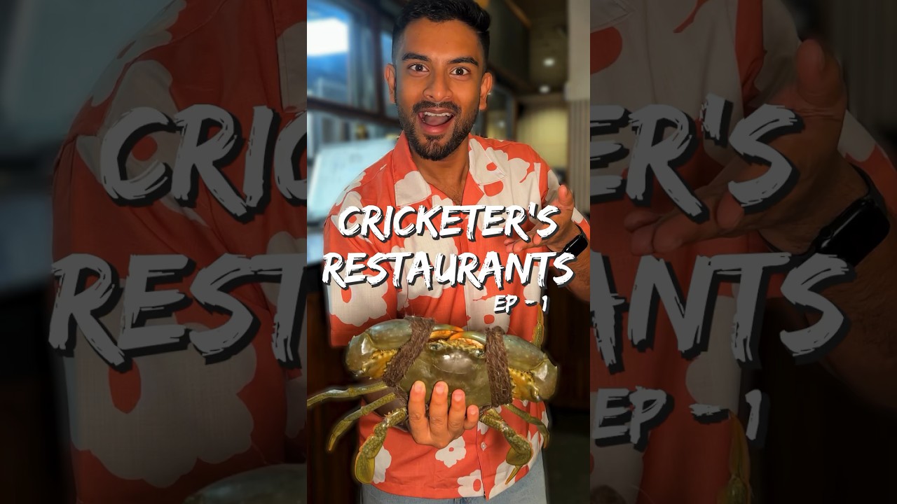 Are Cricketer&rsquo;s Restaurants Any Good?! Ft. Ministry of Crab! 🦀🏏