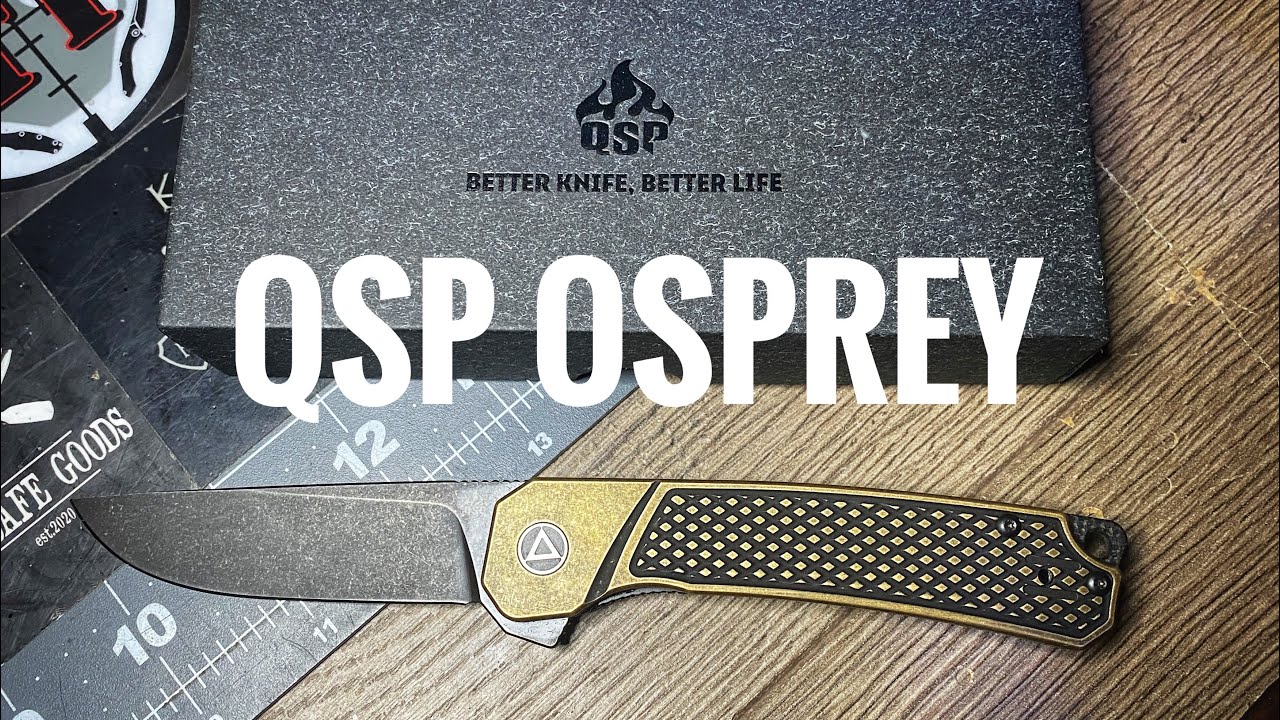 QSP Osprey EDC Knife Review #edctools #everydaycarry #review