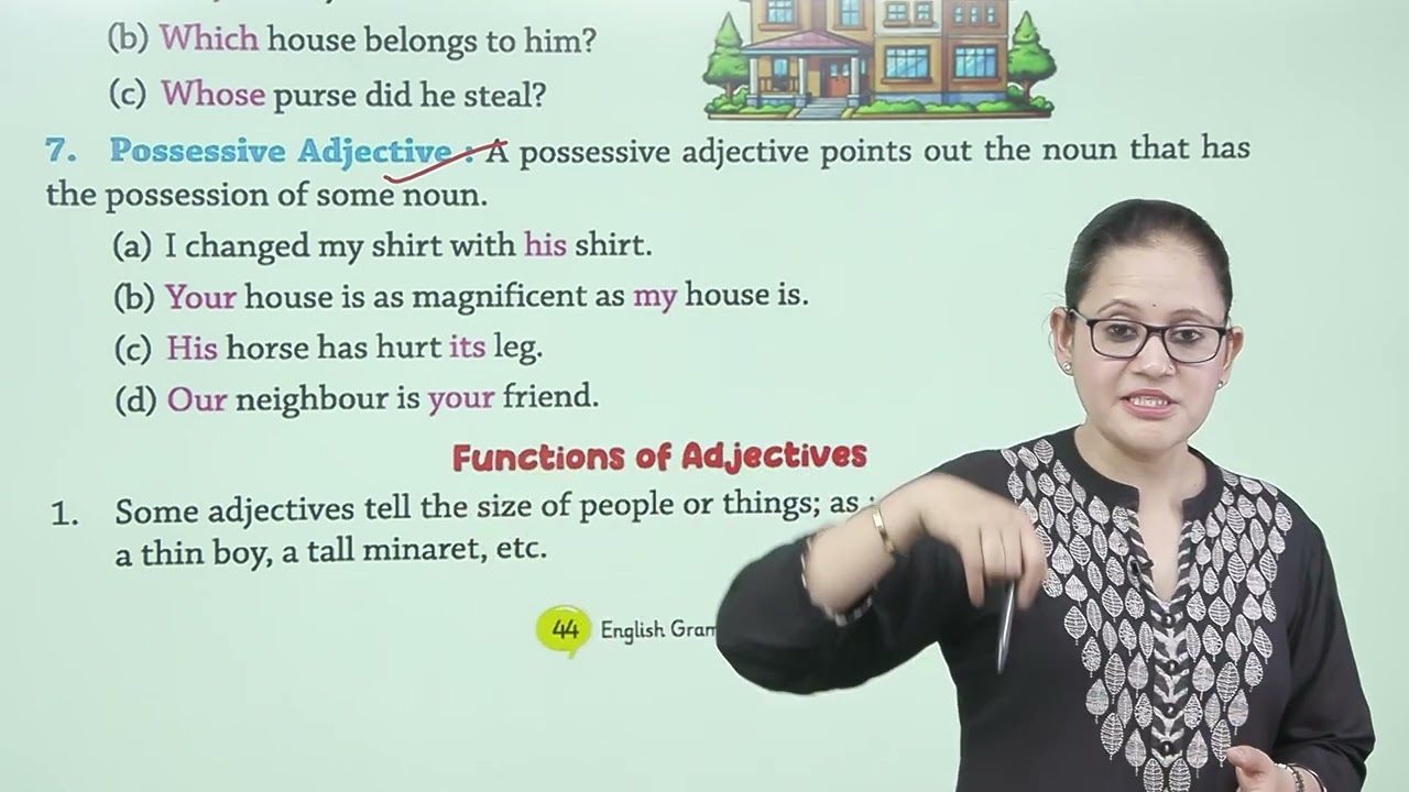 Ch 9 | Adjective |  Grammar Tree | Class 07 | Growing Mind | For Children