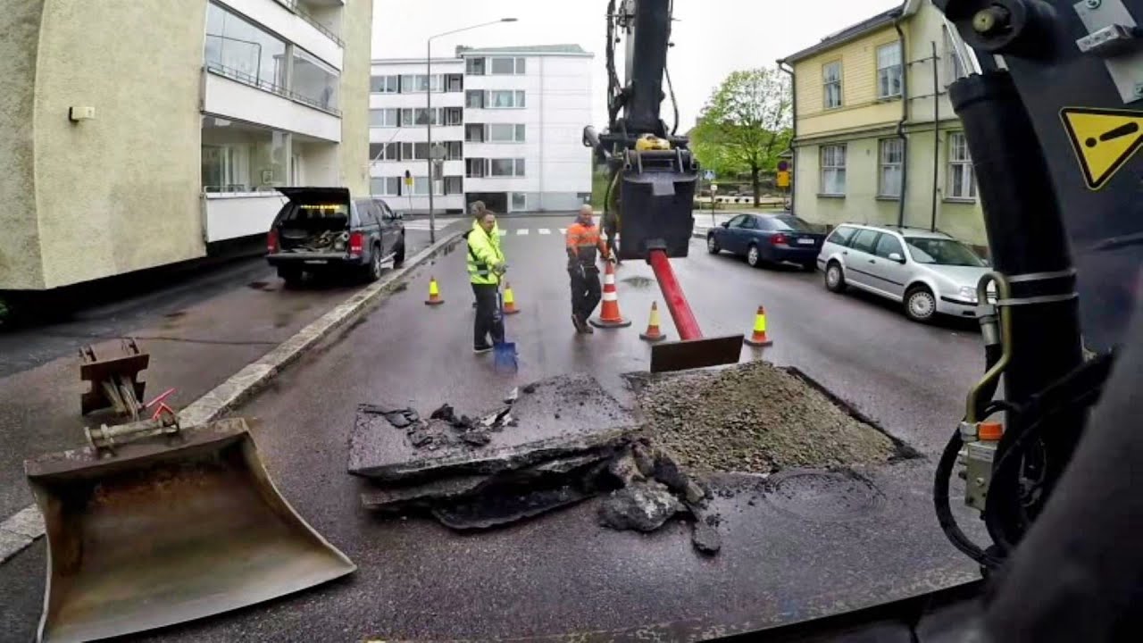 Terex TW 110 & Dynaset vibra, sortuman / painuman korjaus
