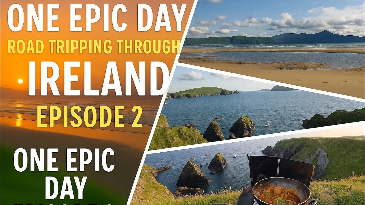 One Epic Day in Ireland 🇮🇪 | Episode 2 – Inch Beach & Cooking at Dunquin Pier