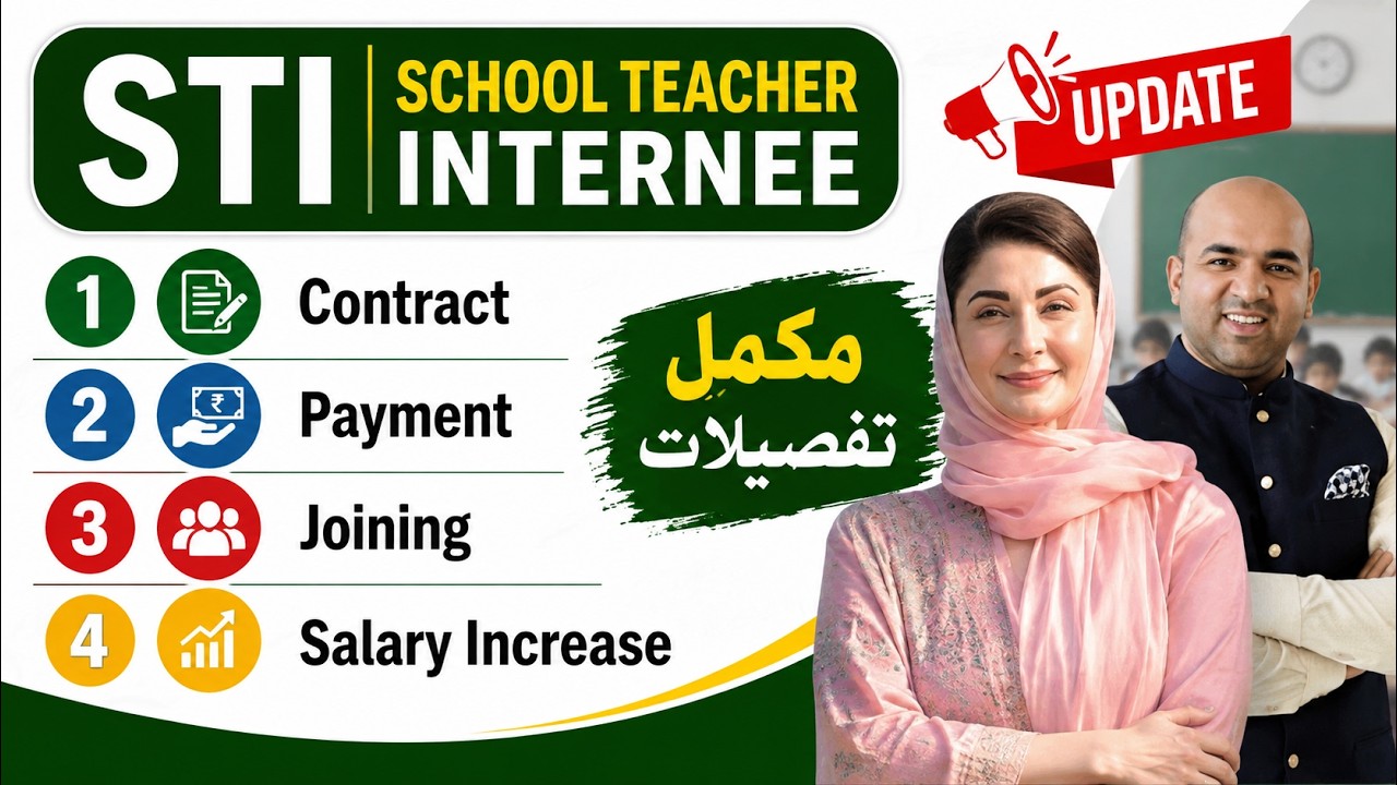 STI Update 2026 | Contract, Payment, Joining & Salary Increase | مکمل تفصیلات