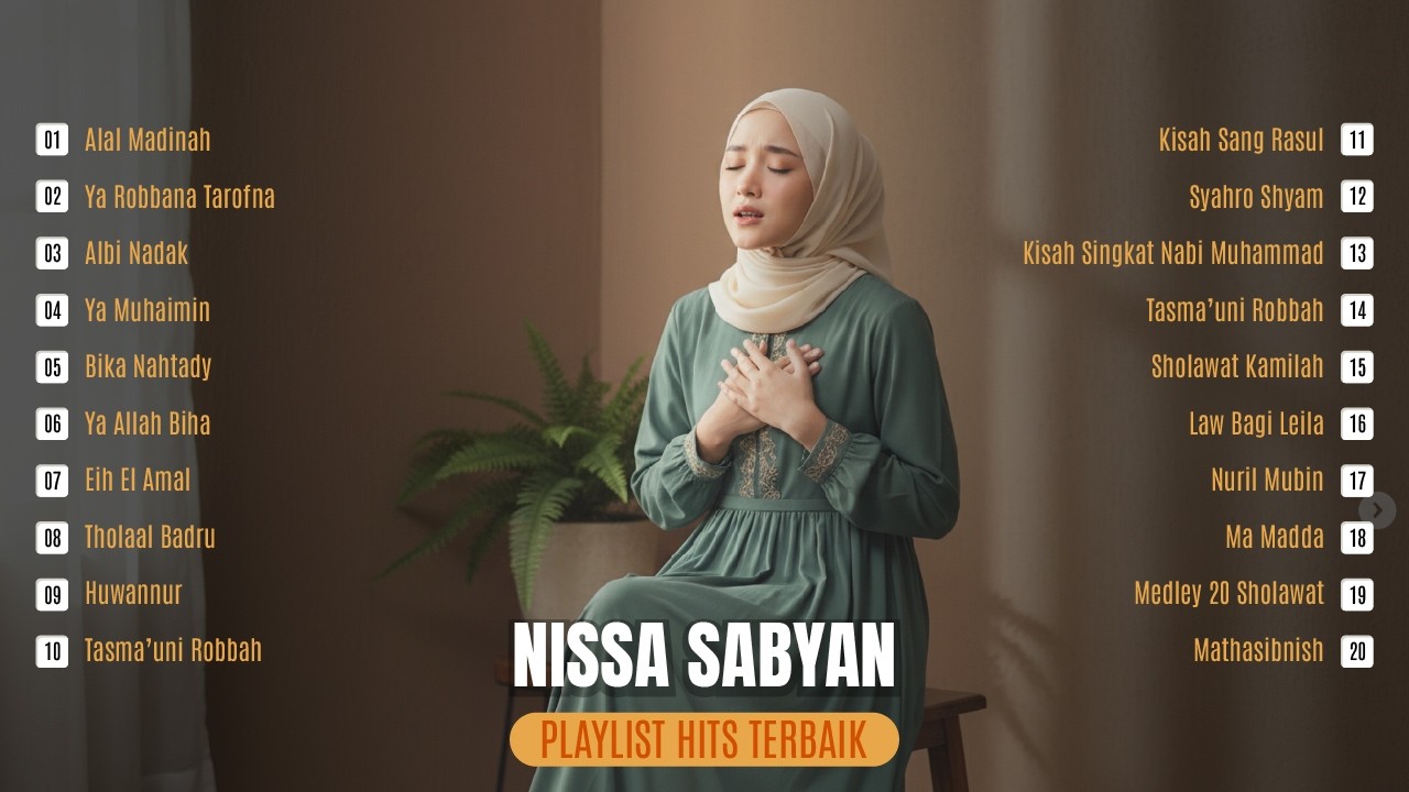 Playlist Sholawat Nissa Sabyan Terpopuler | Cocok untuk Ramadhan & Santai