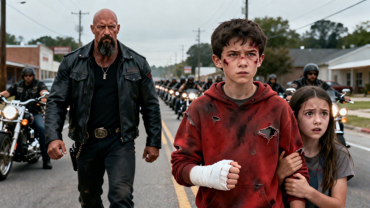 The Boy Got Wounded Shielding Biker’s Daughter — By Dawn, 200 Hells Angels Showed Up