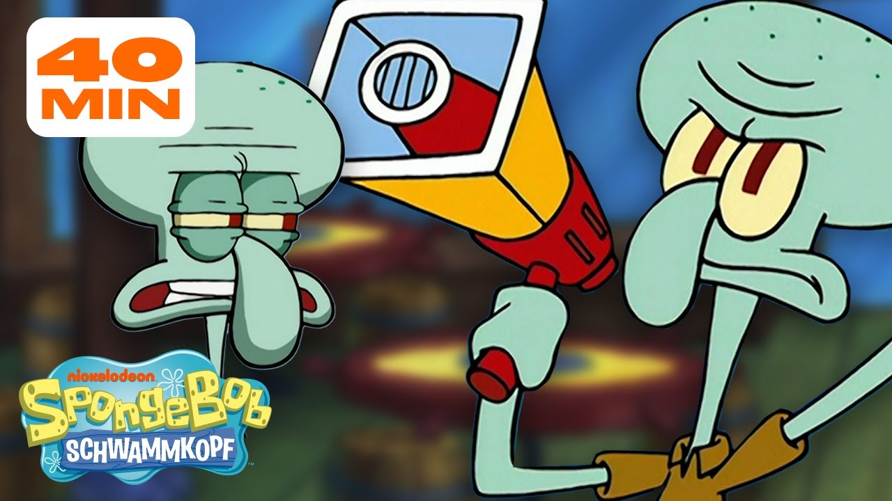 SpongeBob | Jedes Mal, wenn Thaddäus bei der Krossen Krabbe kündigt 🍔 | SpongeBob Schwammkopf