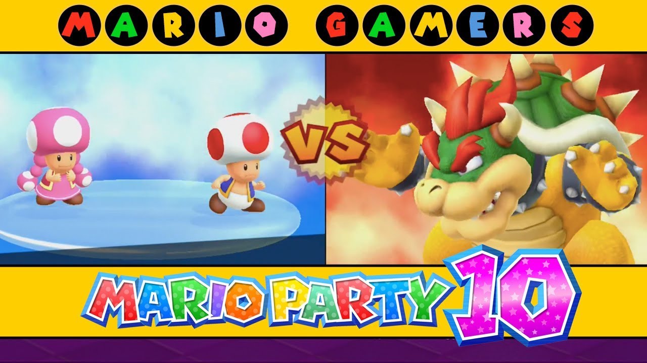 Mario Party 10 - Whimsical Waters (Toad vs Toadette)