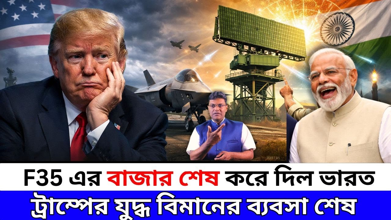 ট্রাম্পের F35 এর বাজার শেষ করে দিল ভারত|The market for the F-35 is over|santanu roy