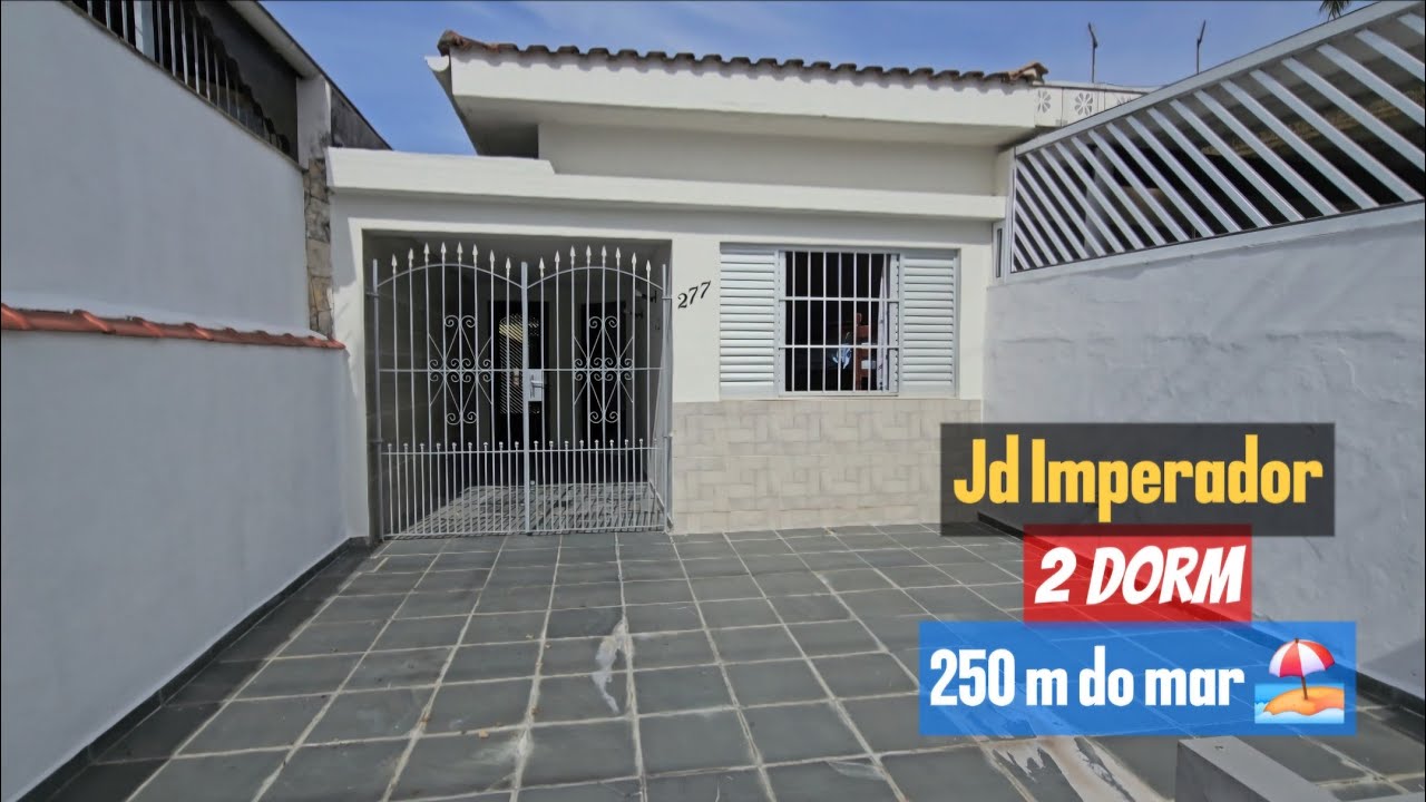 #VENDIDA#🌞🏖Casa à venda em Praia Grande com 2 Dorm, 250 m do mar, R$ 350 Mil!👈🔝