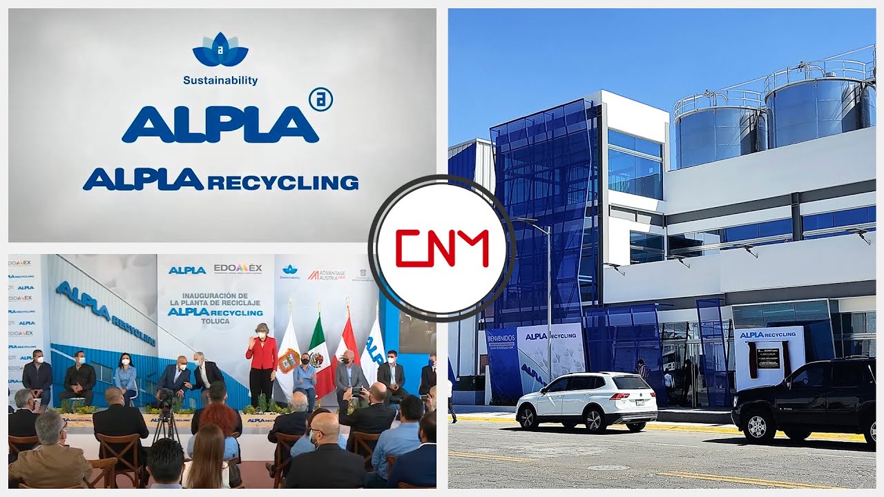 Nueva planta recicladora en Toluca, Alpla recycling en el Estado de México.