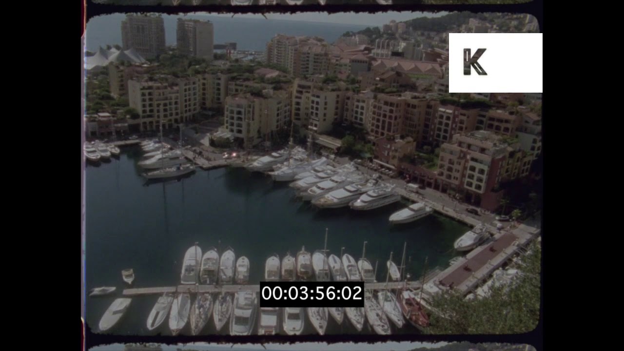 1980s, 1990s Monte Carlo GVS, Hotel Hermitage, Luxury Holiday, 16mm