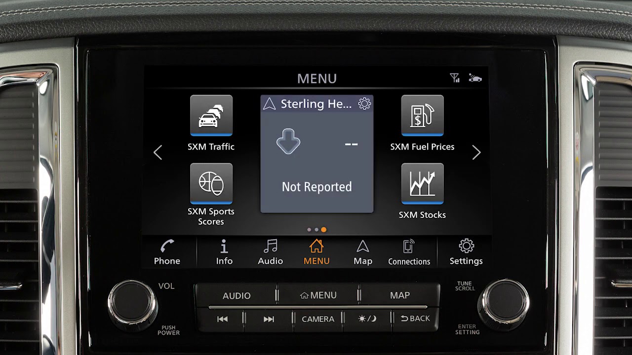 2021 Nissan TITAN - Control Panel and Touch Screen Overview