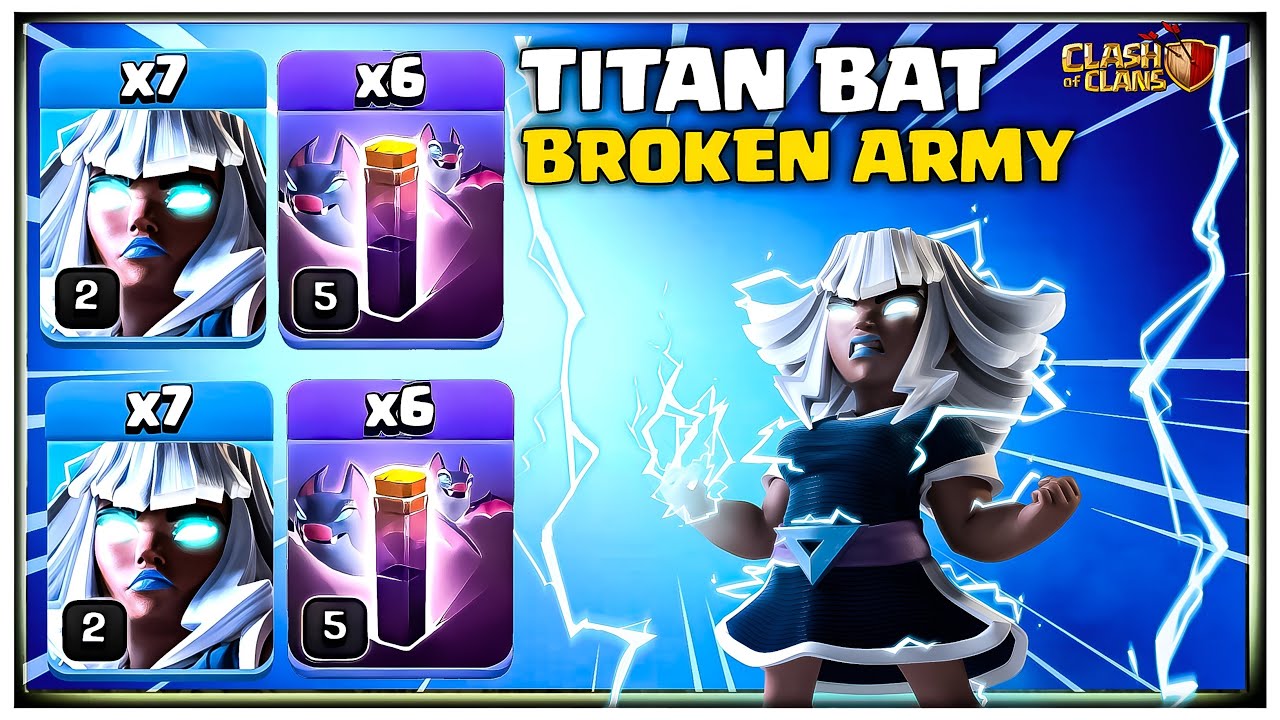 CWL TH14 Electro Titan Bat Attack = The Easiest 3 Star Army! Clash of Clans