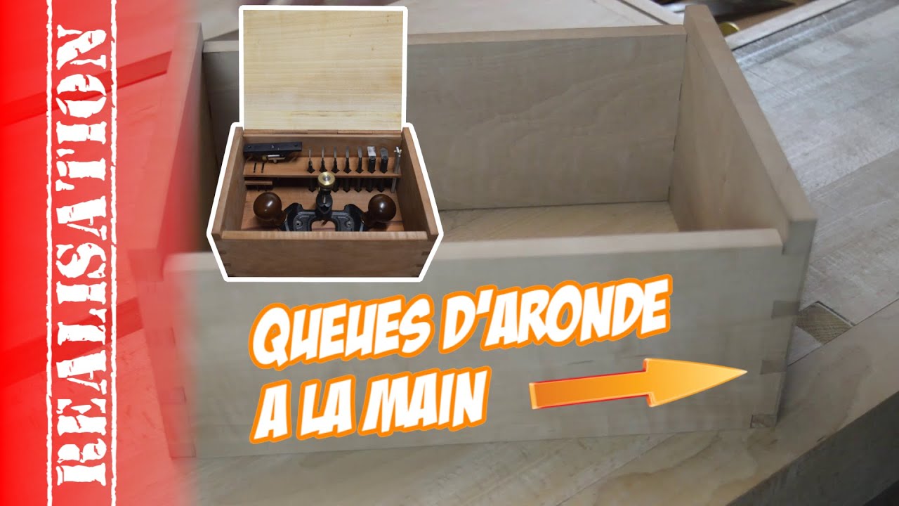 une boite fabriquée avec des outils à main - 1/5 - queues d'aronde
