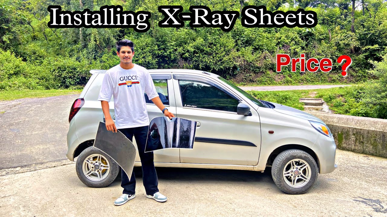 Installing XRAY SHEETS on my car || PRICE? || ALTO