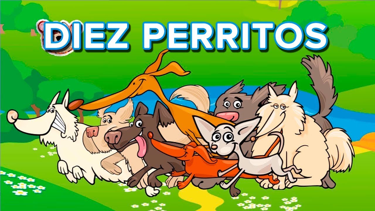 Diez perritos. Canción infantil de Traposo