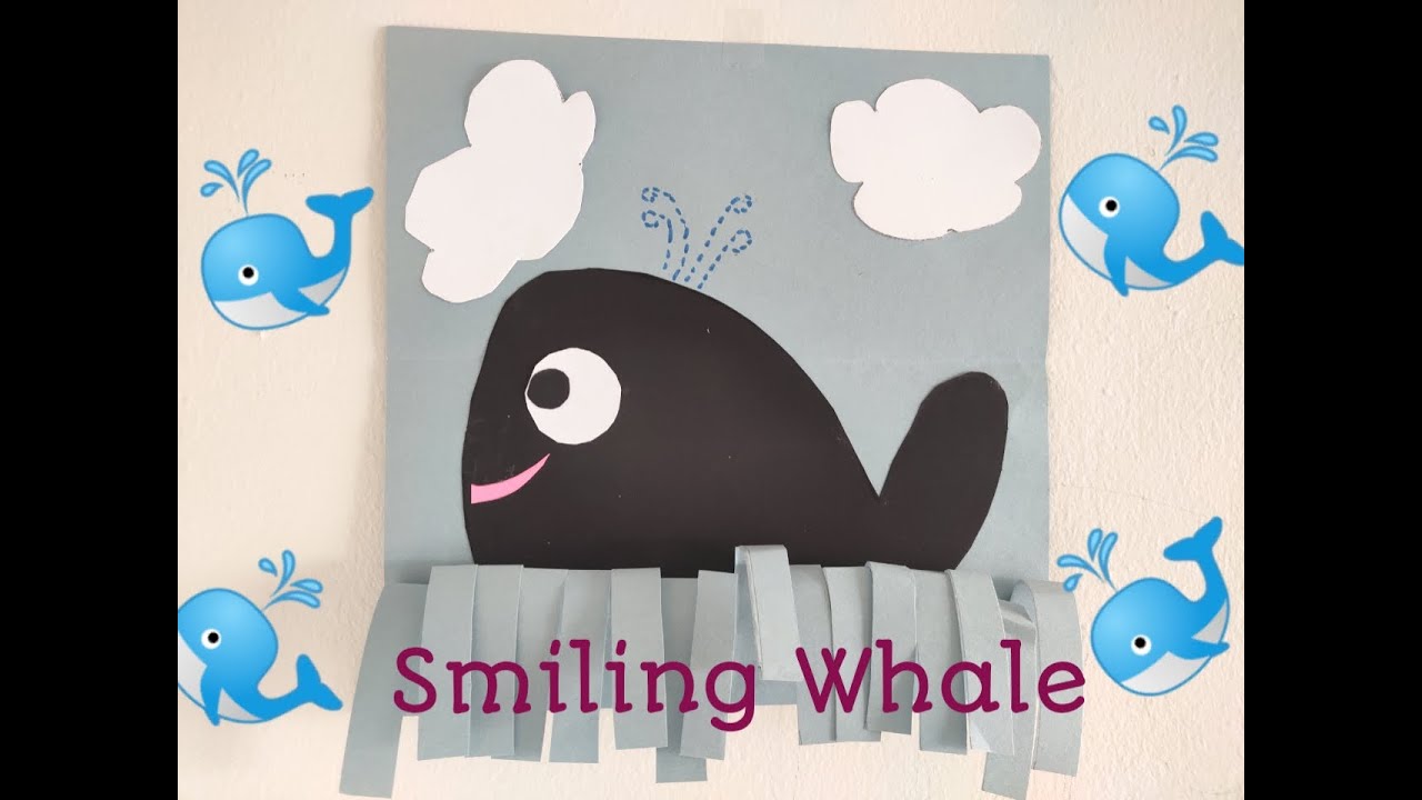 Smiling whale | diy | how to make a paper whale