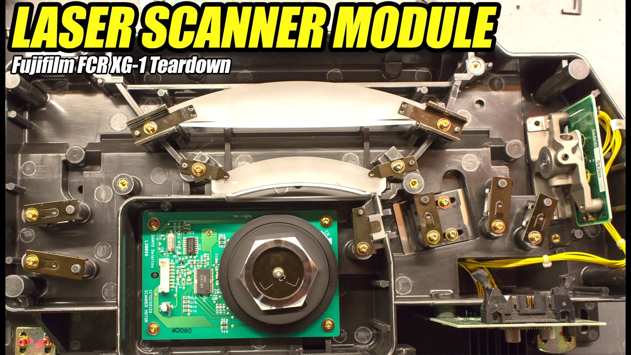Fujifilm FCR XG-1 XRAY Scanner Teardown, Laser Scanner (Part 2 of 3)