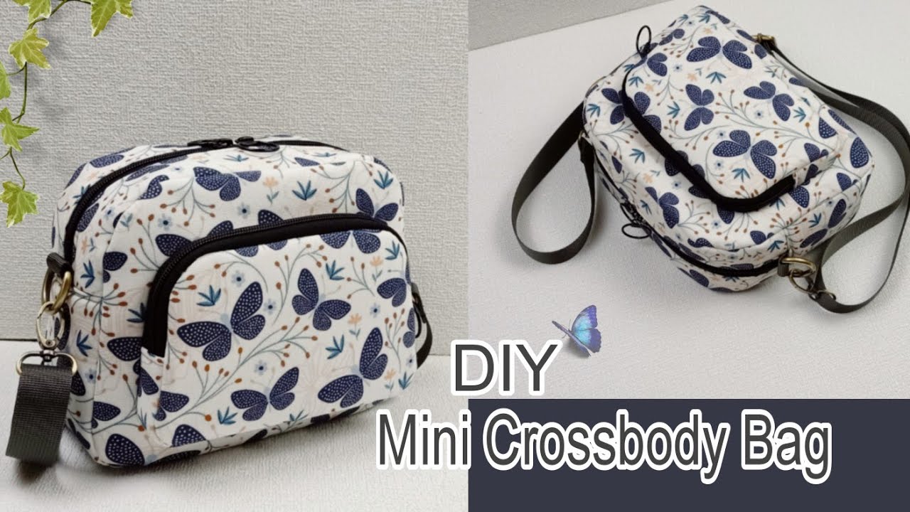 DIY Cara Membuat Tas/Mini Crossbody Bag/Tutorial & Pattern