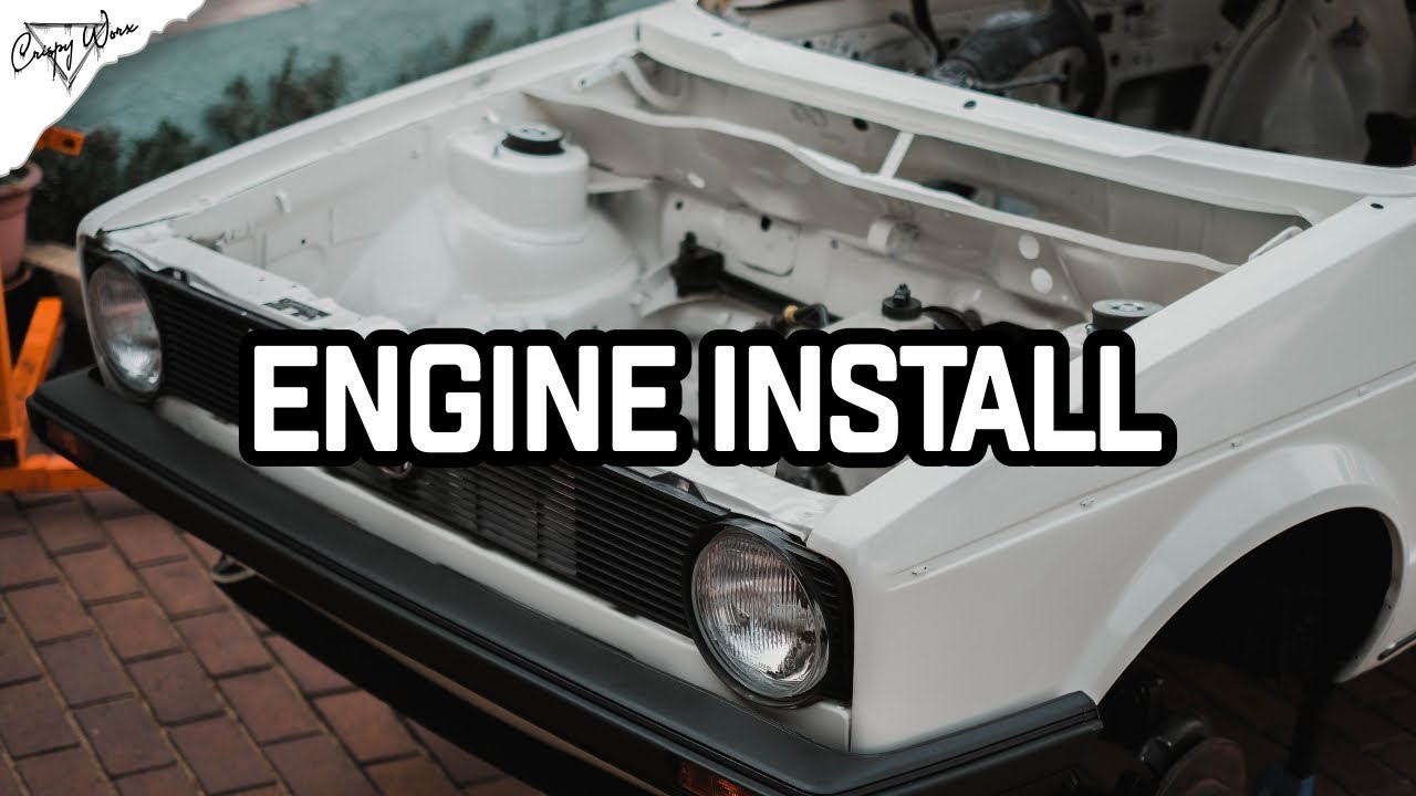 The Engine Install | Golf MK1 Build