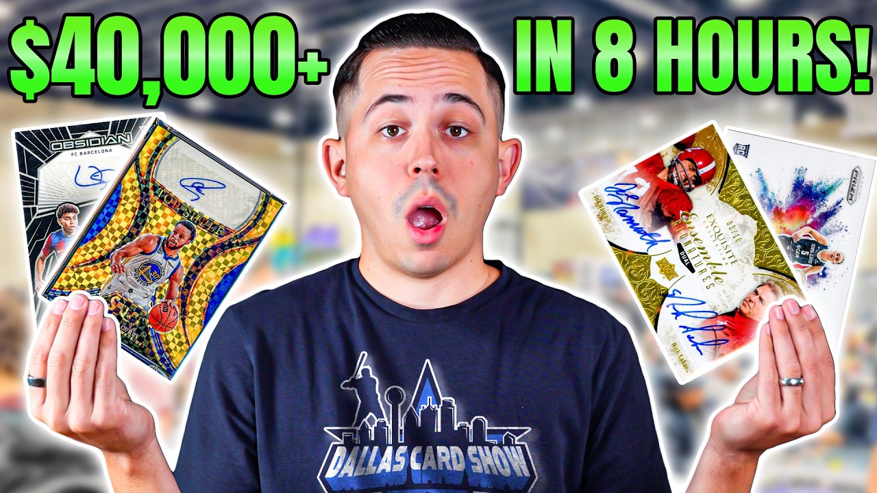 Я потратил более $40 000 за 8 ЧАСОВ на выставке карточек в Далласе! 🤯