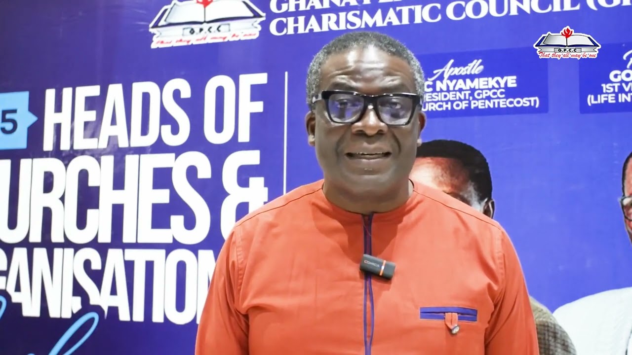 The Treasurer of GPCC, Rev.  Francis Sey speaking on mentoring