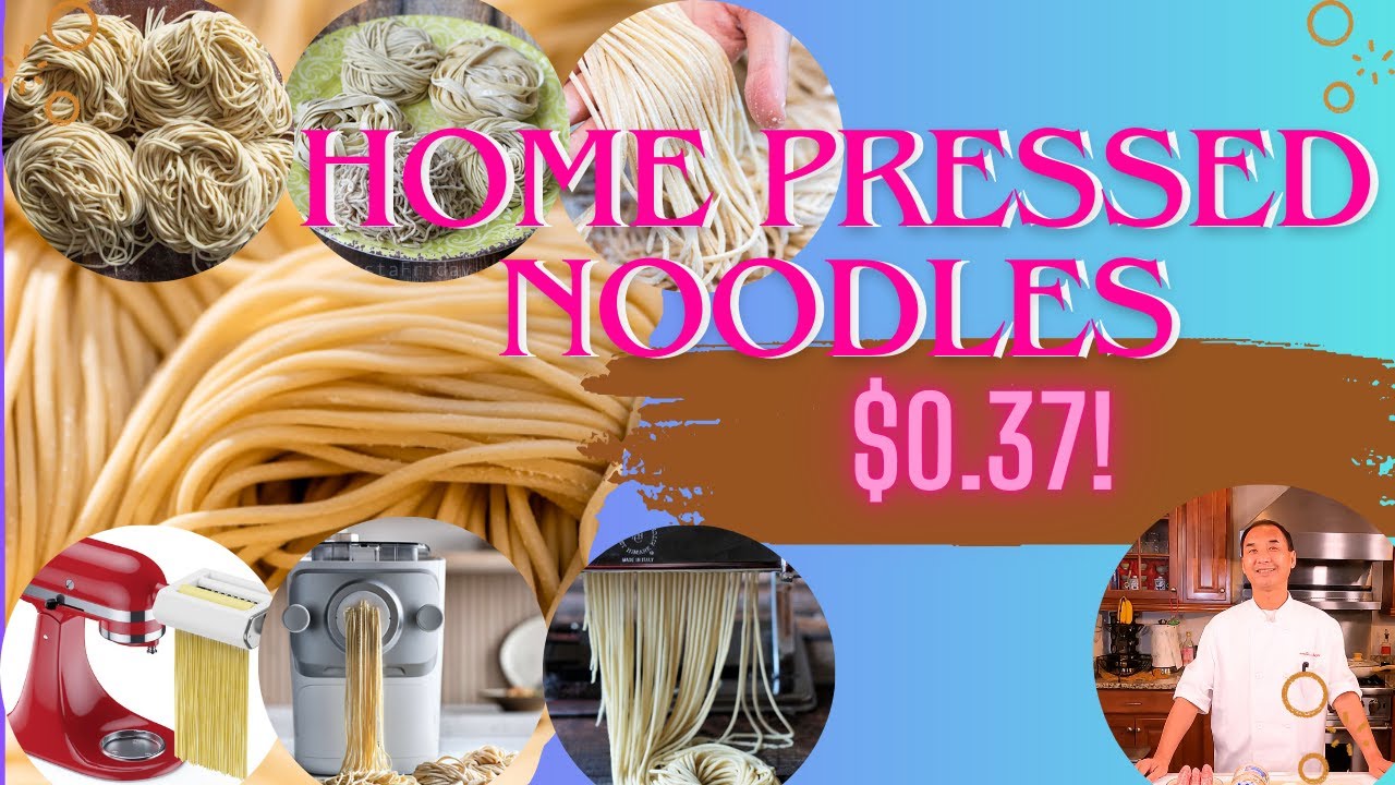 Ep26: The Easiest Home-Pressed Noodles FreshNoodles #DIYNoodles #家庭自制面