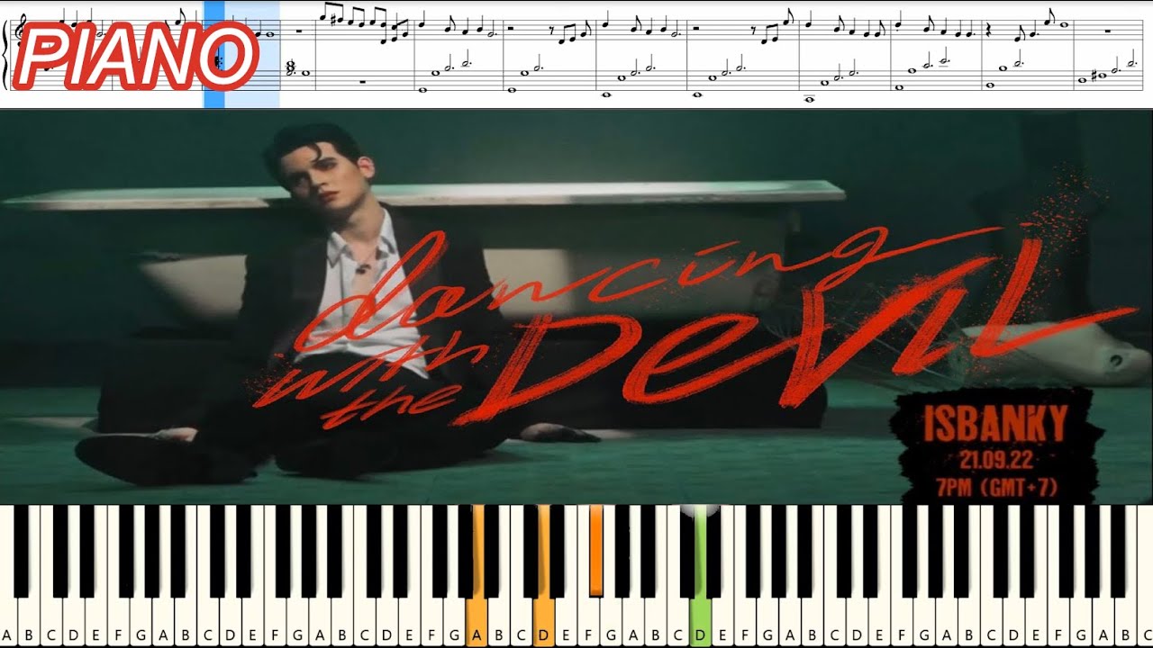 ISBANKY - Dancing With The Devil OST. Big Dragon The Series : Piano Cover & Tutorial | MUSIC SHEET