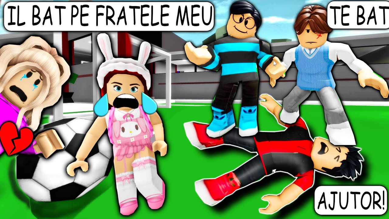 FRATIORUL ISI APARA SORA si IA BATAIE LA SCOALA (Roblox Brookhaven)