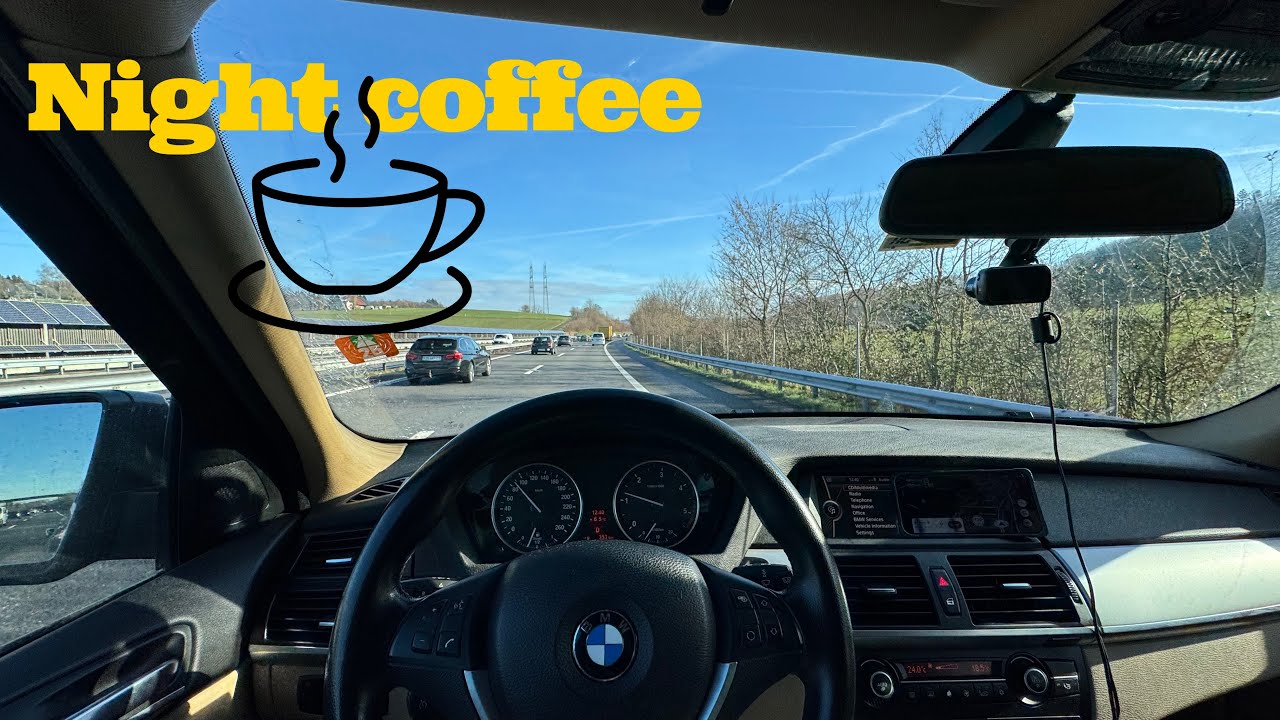 Swiss Roads | Coffee Adventure 15 Km on the Highway for the Perfect hot drink | Bavois Gas Station