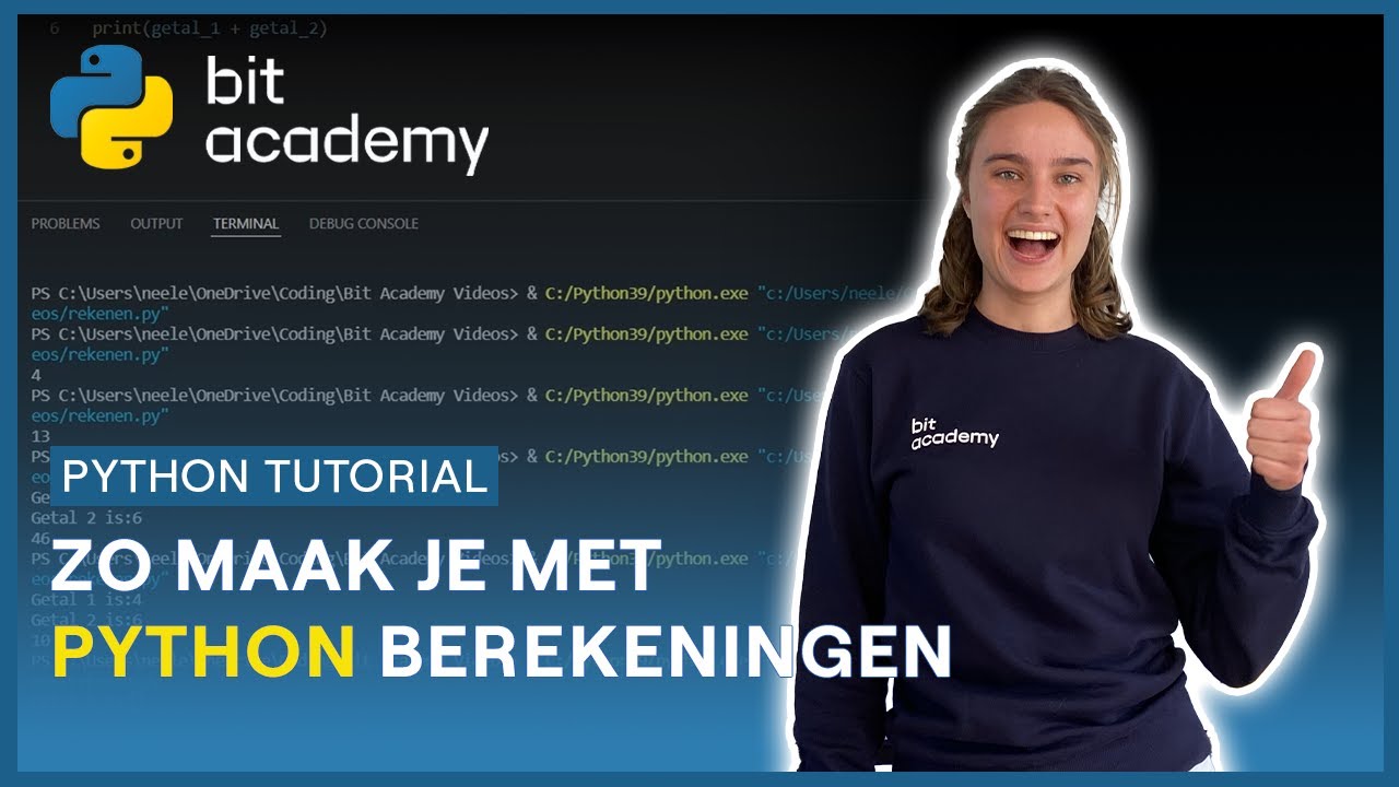 Python Tutorial - Berekeningen maken met Python