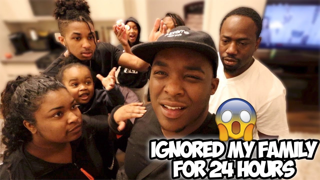 IGNORING MY FAMILY FOR 24 HOURS!! *GONE WAY TOO FAR* | DuB Family